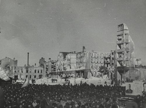 Митинг в честь освобождения г. Сталинград