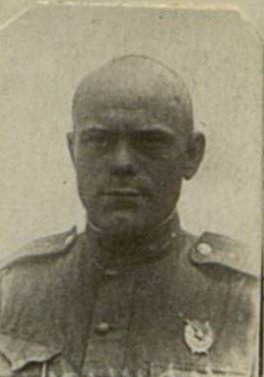 Commander of the 1st battalion, order-bearer of Chernykh, Yegor Stepanovich