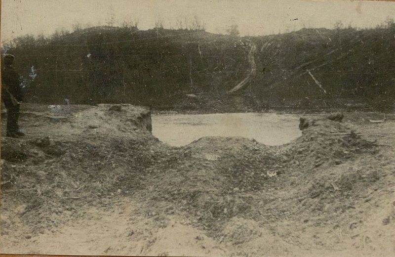 Image: The Kama-Yoki river, forced by tanks in the area of square 0420