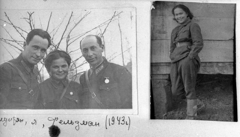 Portraits of pilots of the all-female 46th Taman Guards Night Bomber Aviation Regiment. Novorossiysk