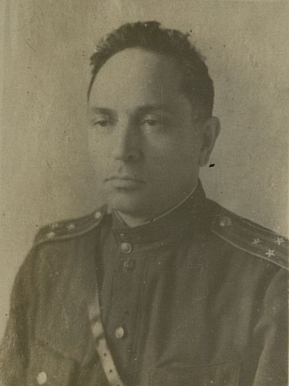 Image: Colonel of administrative  services Byrgazov Averky Lavrentevich. Head of the Manning and Troops Service Department of the Northwestern Front Staff