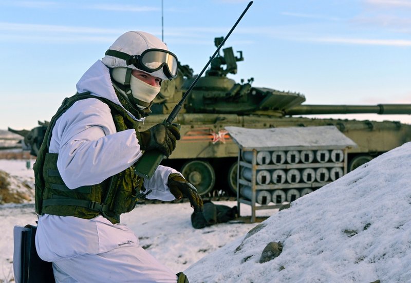 Training exercises of mobilized citizens in Murmansk region