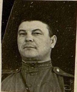 Image: Assistant to the Head of the Military-Economic Supply Division (VHS) Senior Lieutenant of the Quartermaster Service - N.M. Belyansky