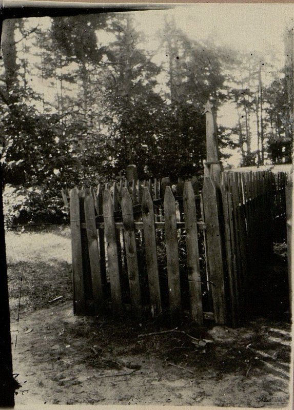 Image: Grave number 6 of the partisan PF Odinets, Zheludoksky district, Zachepinsky village council, Zachepichi village, civil cemetery
