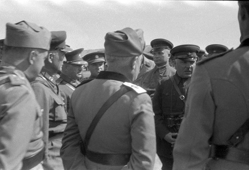 Делегация Чехословакии на учениях Красной армии