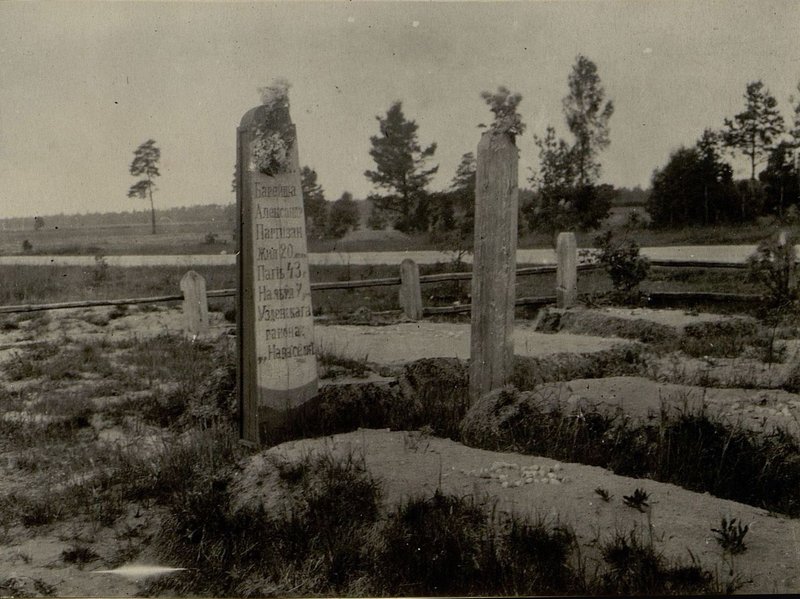 Image: The grave is located northeast of 200 m of the village of Pavlovka, Polikarovsky village council, Glussky district
