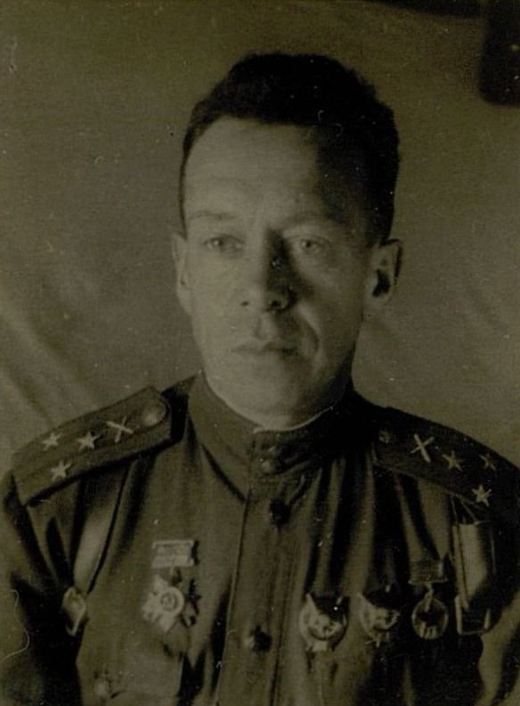 Image: Colonel Perlovsky Innokenty Mikhailovich. Commander of the 440th cannon artillery regiment