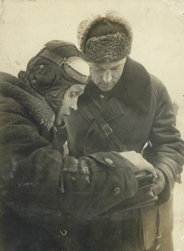 On the right - K. Rokossovsky