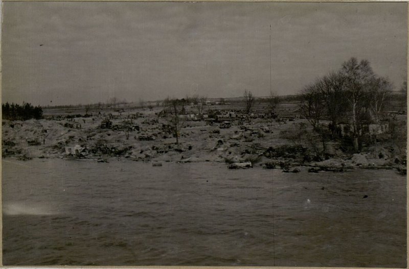 Фотография: Вид побережья залива Фриш Гаф после Разгрома группировки