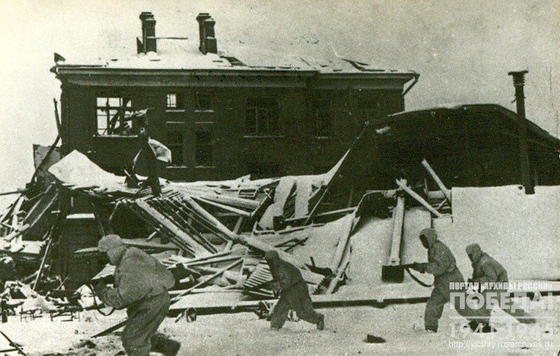 Soviet soldiers in the battle for the city of Naro-Fominsk