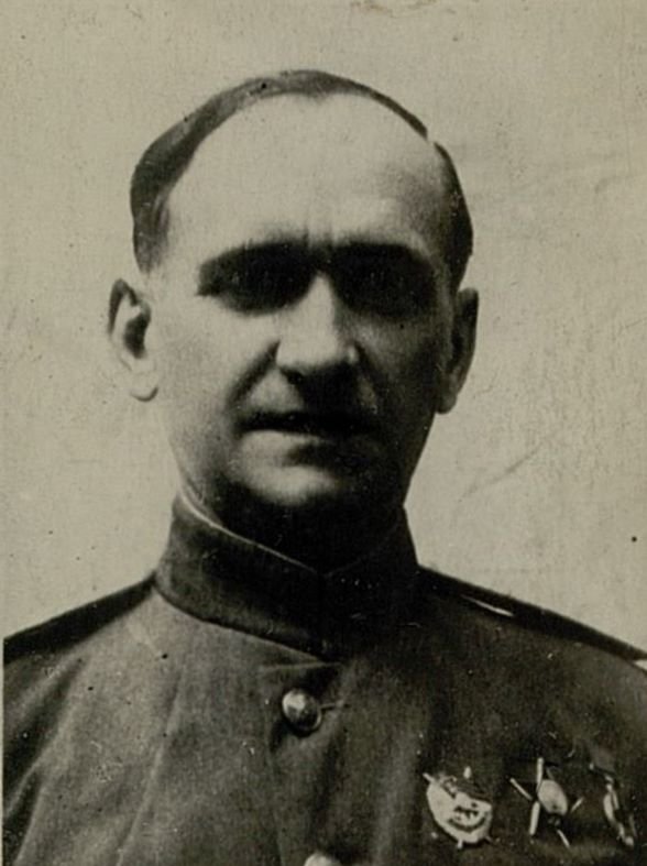 Image: Major General Vladislav Vikentievich Korchits. Chief of Staff of the 1st Shock Army
