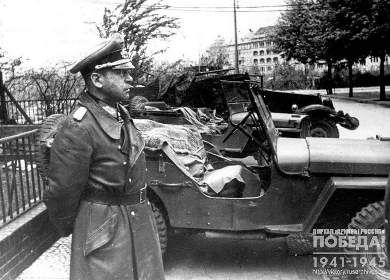 Chief of German Ground Forcers General Staff , Infantry General Krebs arrived on May 1st at the location of the Soviet troops  to involve the High Command in negotiation process