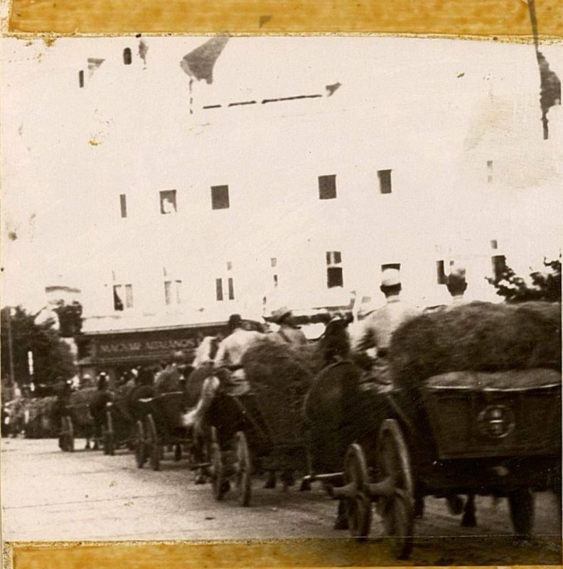 Фотография: Обоз на марше