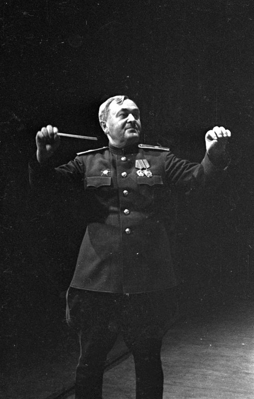 Major General A. Alexandrov, the artistic Director of the ensemble (Finland)