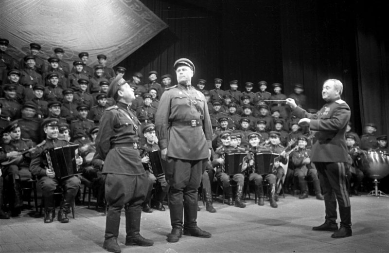 The Red Banner Ensemble of the Red Army song and dance of the Soviet Union (Finland)