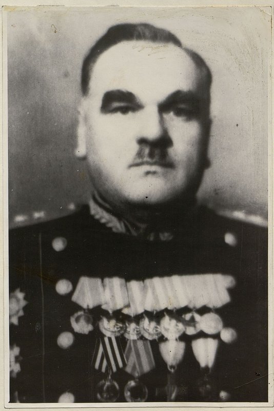 Image: The first commander of the 227th howitzer artillery regiment Lieutenant General of Artillery Brichenok Robert Ivanovich