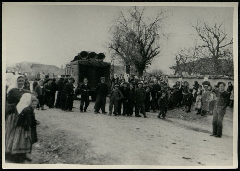 Original image: Colonel General Comrade Byuryuzov presents orders of the Soviet Union to Bulgarian generals and officers