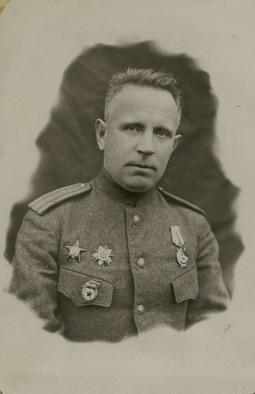 Image: Head of the Political Department of the 263rd Infantry, Sivash Division, Guards Colonel Dmitry Yakovlevich Artyukhin