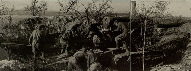Image: High power gun in firing positions