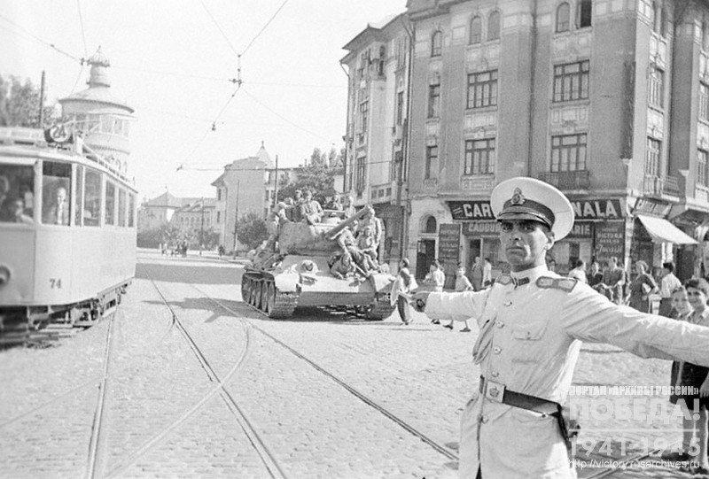 On the day when the Soviet troops entered the capital of Romania Bucharest