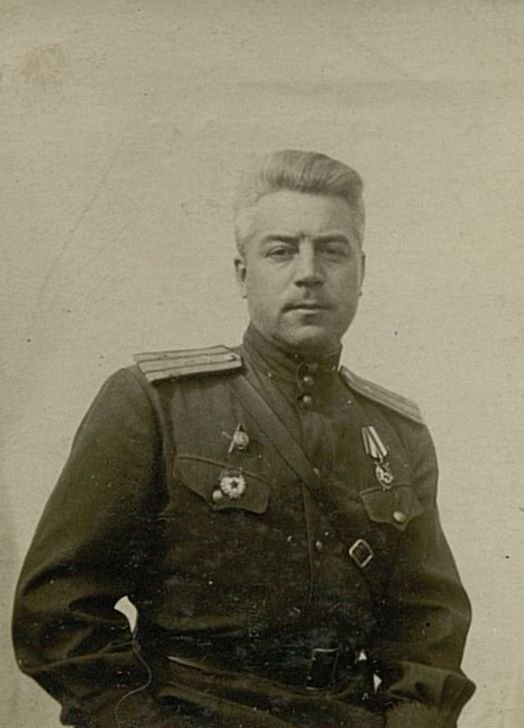 Image: Colonel Sokolov Mikhail Ilyich. Commander of the 19th Guards Cannon Artillery Brigade of the Reserve of the High Command