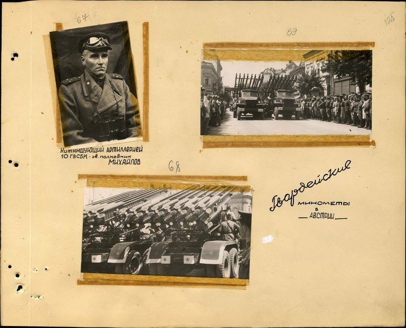Original image: Guards mortars in Austria
