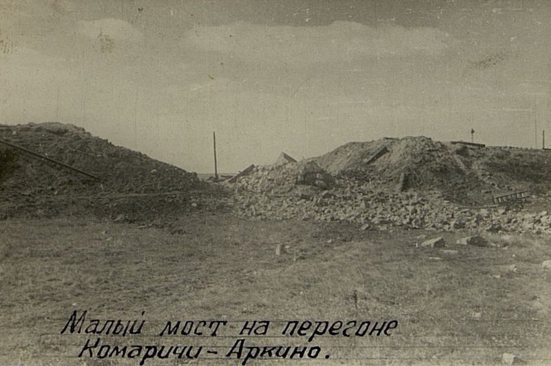Фотография: Малый мост на перегоне Комаричи-Аркино