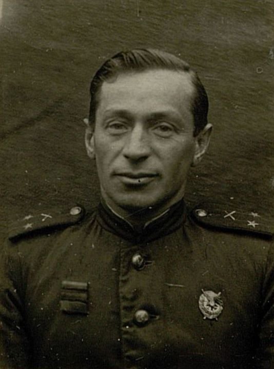 Image: Lieutenant Colonel Efron Boris Mikhailovich. Commander of the 231st Howitzer Artillery Regiment of the High Command Reserve