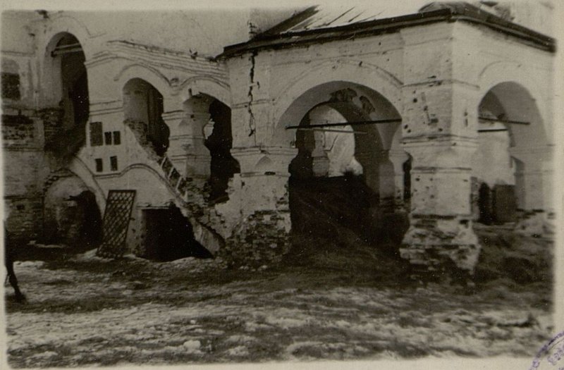 Фотография: Церковь д. Вяжище, которая использовалась немцами под конюшни.