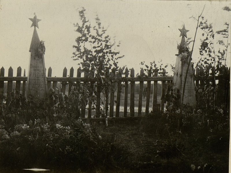 Фотография: Могилы расположены в центре городского поселка Любаньского района