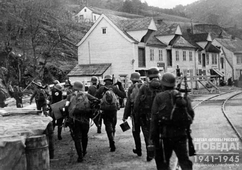 Entry of German troops into Narvik