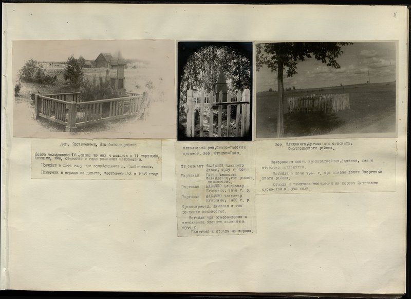 Original image: Military burial of unknown soldiers, Vileysky district, village Kostenevichi