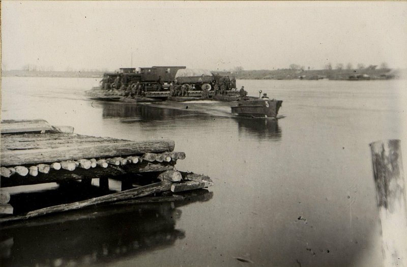 Image: Combat log of the 4th pontoon bridge brigade