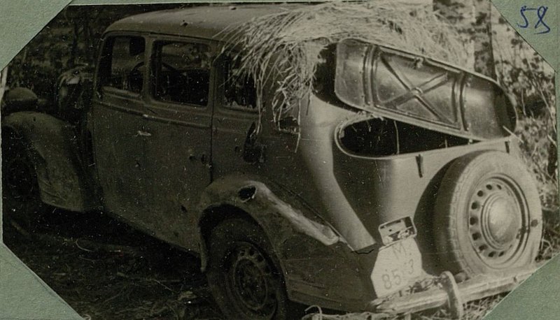 Image: German passenger car captured by our units