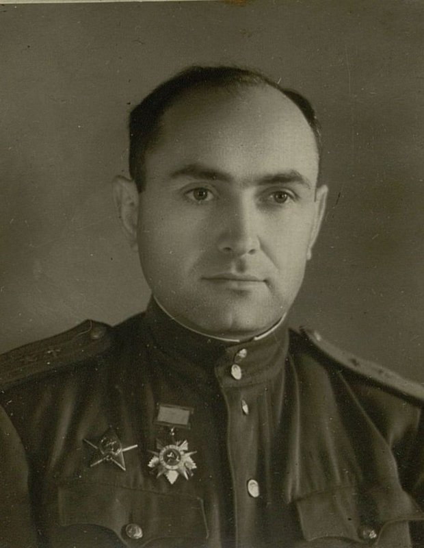 Image: Major Sazonov Nikolai Ivanovich. Head of the Technical Supply Department of the 6th Air Army