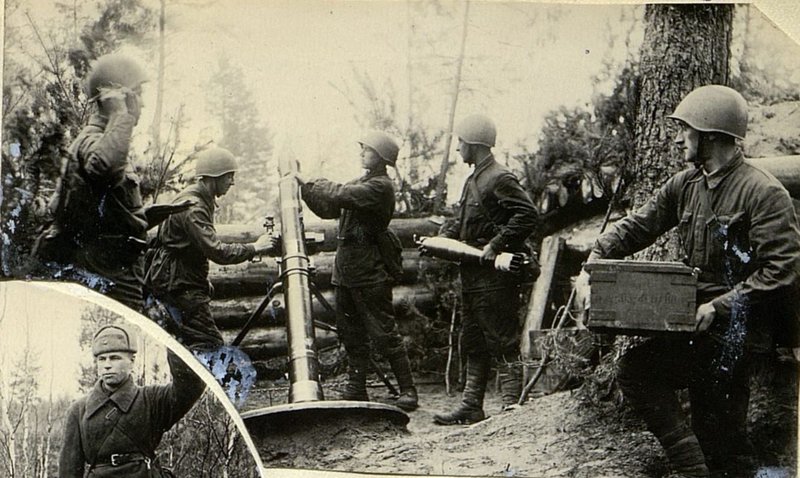Image: Mortar crews at the firing position