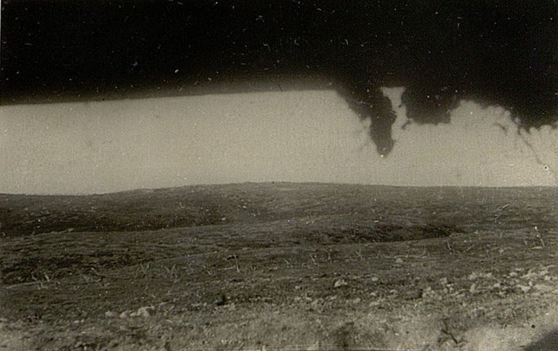 Image: Defense of the enemy. View of the height "Stog"