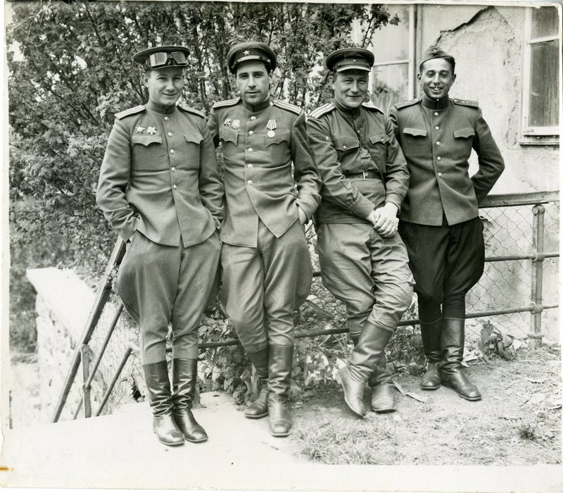 Soviet officers on Victory Day