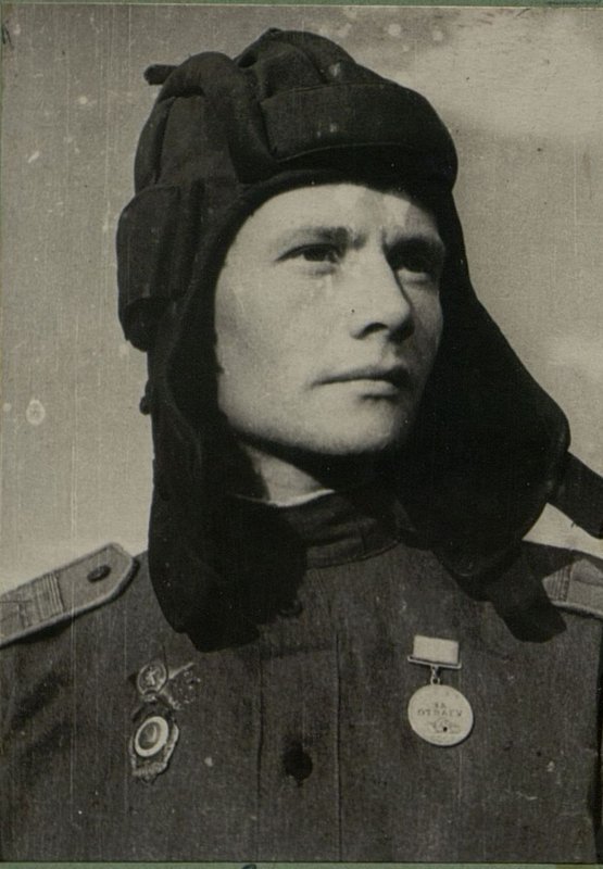 Image: Tank commander Lieutenant Erokhin. He destroyed 6 Ferdinands