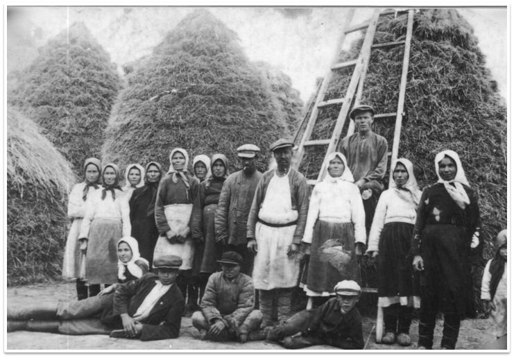 1941 год. труженики тыла. Д. Большой Серманангер Горномарийского района МАССР