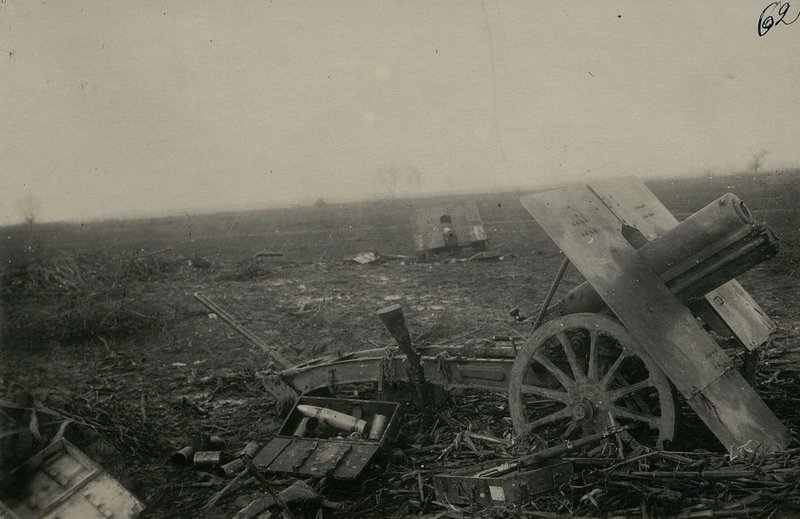 Image: The firing positions of the pr-ka in the artillery processing zone in the Chepel region. The zone of action of the 17th Guards Rifle Corps