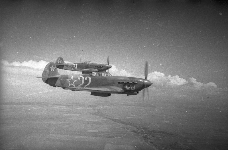 Avdeev squadron in the air